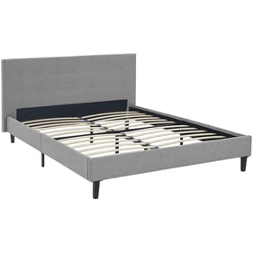 Modway Furniture Linnea Light Gray Queen Bed