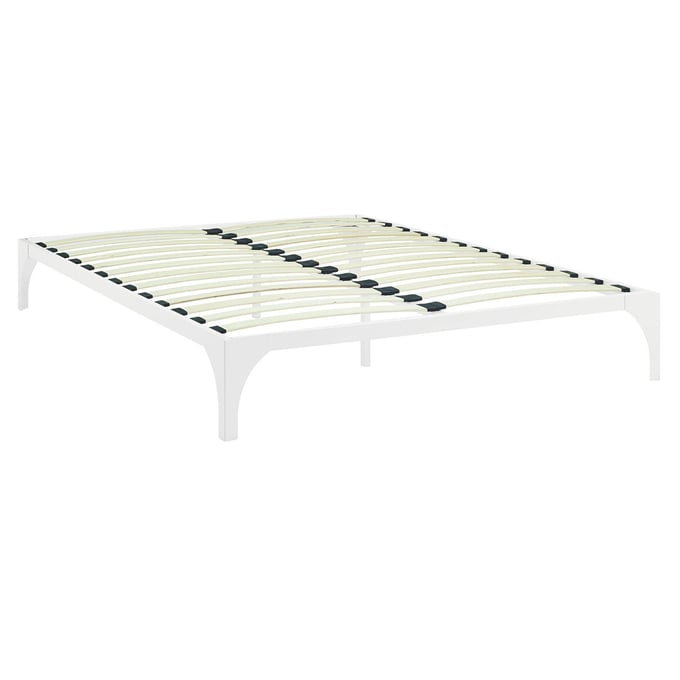 Modway Furniture Ollie White Full Bed Frame MOD-5431-WHI