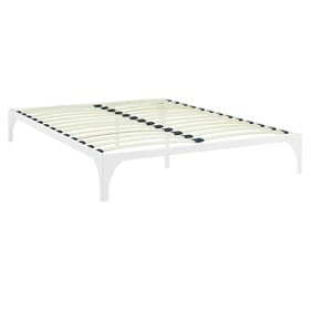 Modway Furniture Ollie White Queen Bed Frame