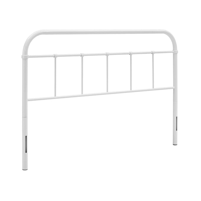 Modway Furniture Serena White Queen Steel Headboard MOD-5536-WHI