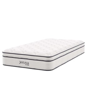 Modway Furniture Jenna White 10 Inch Twin Innerspring Mattress