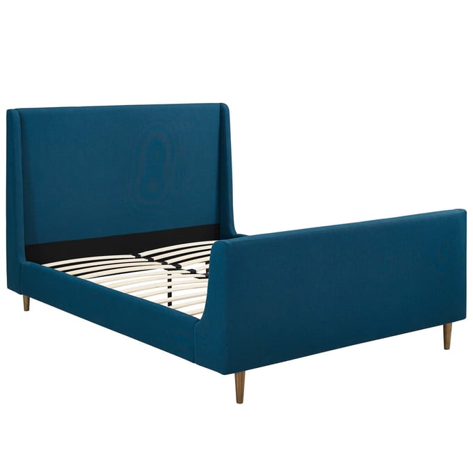 Modway Furniture Aubree Azure Fabric Sleigh Beds MOD-5824-BED-VAR