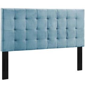 Modway Furniture Paisley Sea Blue Velvet Full Queen Headboard