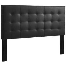 Modway Furniture Paisley Black Faux Leather King Cal King Headboard