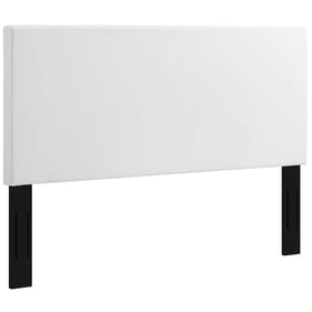 Modway Furniture Taylor White Faux Leather King Cal King Headboard