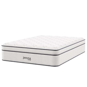 Modway Furniture Jenna White 14 Inch Full Innerspring Mattress