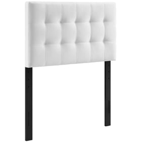 Modway Furniture Lily White Velvet Twin Headboard