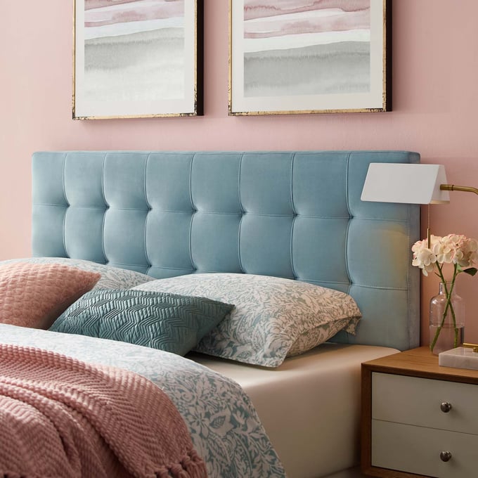 Light blue clearance queen headboard