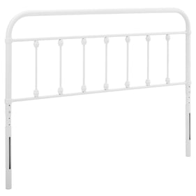 Modway Furniture Sage White King Metal Headboard