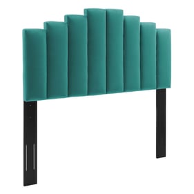 Modway Furniture Noelle Teal Velvet Twin Headboard