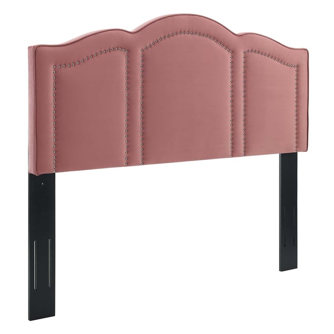 Modway Furniture Cecilia Dusty Rose Velvet Twin Headboard MOD-6308-DUS