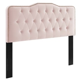 Modway Furniture Sophia Pink Velvet Full Queen Headboard