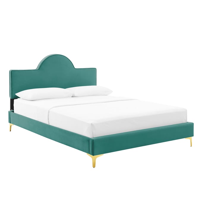 Modway Furniture Sunny Teal Queen Bed MOD-6516-TEA