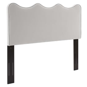 Modway Furniture Athena Light Gray Velvet King Cal King Headboard