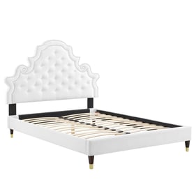 Modway Furniture Gwyneth White Queen Platform Bed