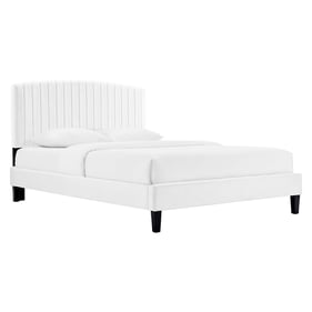 Modway Furniture Alessi White Full Platform Bed