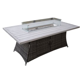 Moda Furnishings Sunshine Gray Gas Fire Table