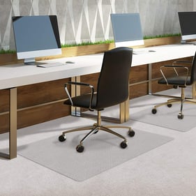 Moda Furnishings Clear PVC Floor Office Chair Mat