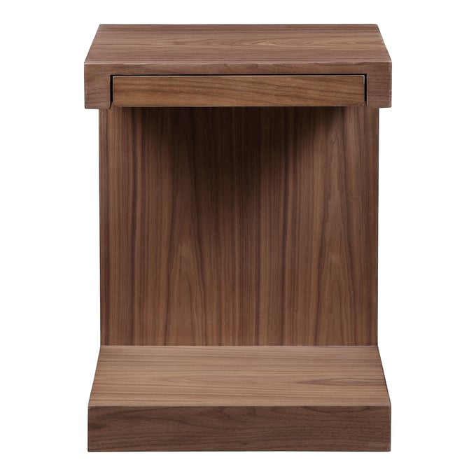 Moes Home Zio Walnut Side Table MOE-AD-1025-03