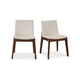 2 Moes Home Deco White Dining Chairs