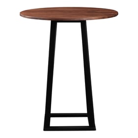 Moes Home Tri Mesa Brown Black Bar Table