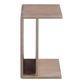 Moes Home Hiroki White Wash Wood Accent Table