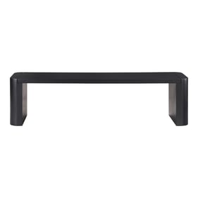 Moes Home Post Black Small Dining Bench