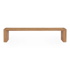 Moes Home Post Natural Large Dining Bench