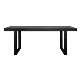 Moes Home Jedrik Black Outdoor Large Dining Table