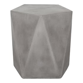 Moes Home Gem Grey Outdoor Stool