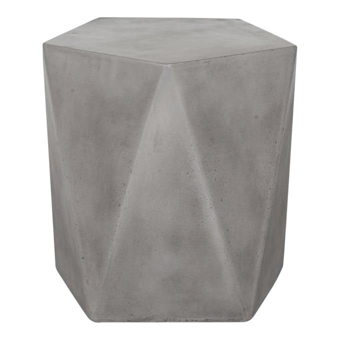 Moes Home Gem Grey Outdoor Stool MOE-BQ-1023-25