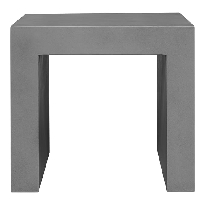 Moes Home Lazarus Grey Outdoor Stool MOE-BQ-1064-25