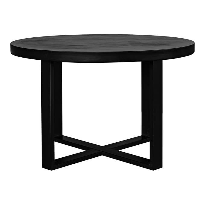 Moes Home Jedrik Black Round Outdoor Dining Table MOE-BQ-1065-02-0