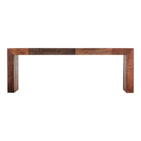 Moes Home Vintage Brown Small Bench