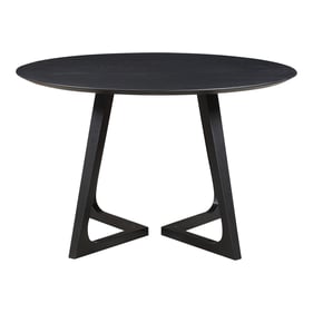 Moes Home Godenza Black Round Dining Table