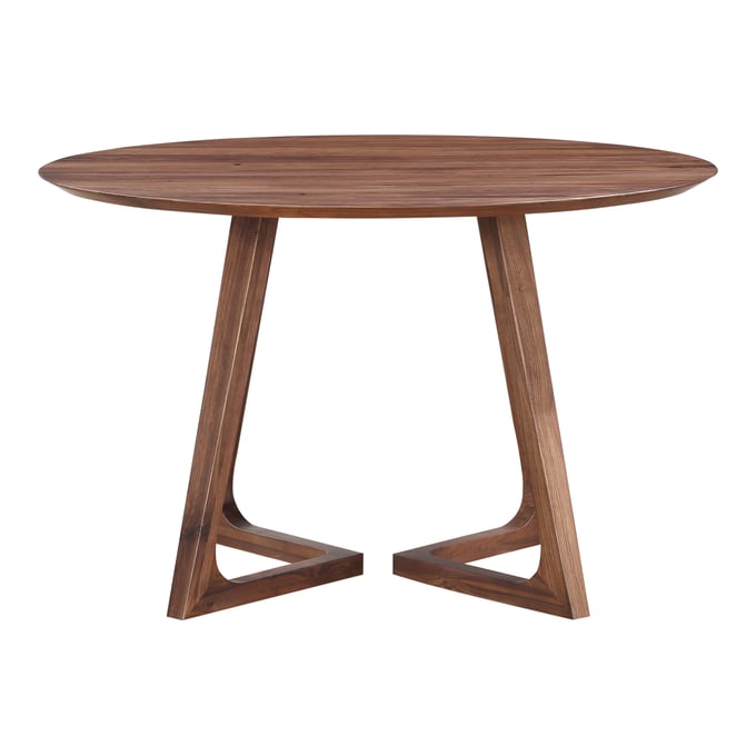 Moes Home Godenza Brown Round Dining Table MOE-CB-1003-03-0