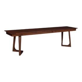 Moes Home Godenza Brown Solid Seat Bench