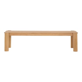 Moes Home Tempo Natural Outdoor Bench