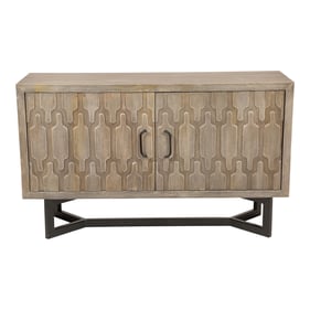 Moes Home West Grey Wood Sideboard