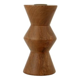 Moes Home Sequence Brown Wooden Candle Holder