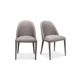 2 Moes Home Libby Grey Dining Chairs