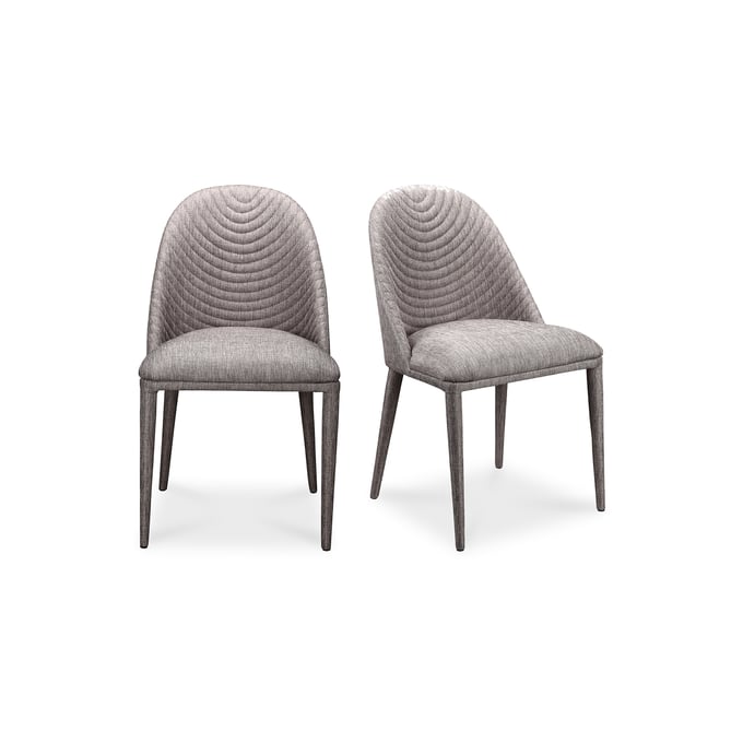 2 Moes Home Libby Grey Dining Chairs MOE-EH-1100-45