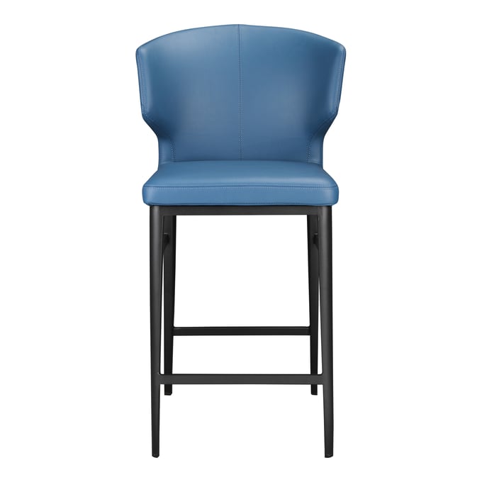 Moes Home Delaney Blue Counter Stool MOE-EJ-1022-28