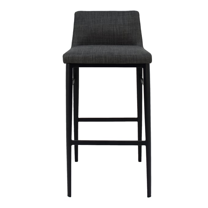 Moes Home Baron Grey Fabric Bar Stool MOE-EJ-1032-07