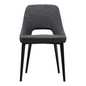 Moes Home Tizz Dark Grey Fabric Dining Chair