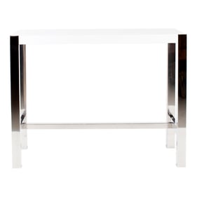 Moes Home Riva White Counter Table