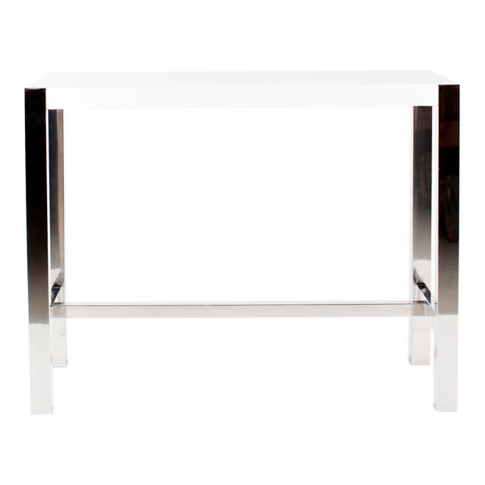 Moes Home Riva White Counter Table MOE-ER-1079-18-0