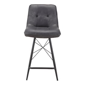 Moes Home Morrison Grey Counter Stool