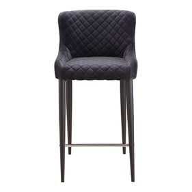 Moes Home Etta Dark Grey Counter Stool