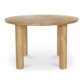 Moes Home Milo Natural Round Dining Table